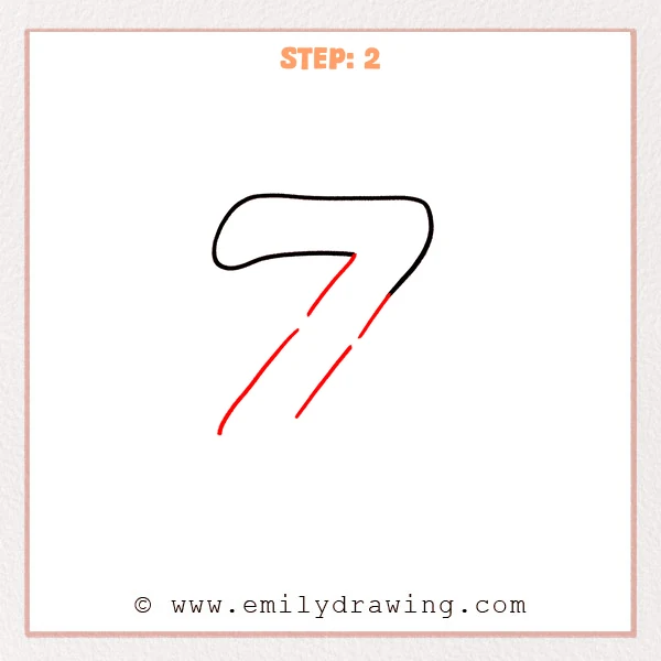 how to draw a fancy letter z - A fancy letter Z progresses by adding two long parallel diagonal strokes descending from the top curve, building the main body of the letter.